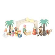 Small Foot - Houten Kribbe Kerstverhaal Speelset