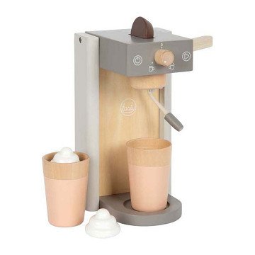 Small Foot Kaffeemaschinen-Spielset, Grau, „Tasty“