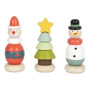 Small Foot - Display Kerst- en Winter Stapeltoren, 9dlg.