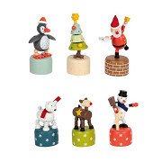 Small Foot - Display Kerst- en Winterdansfiguren, 12st.