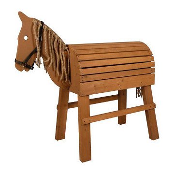 Small Foot - Wooden Horse Brown