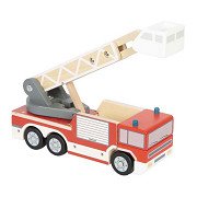 Small Foot - Wooden Fire Truck with Rotating Ladder