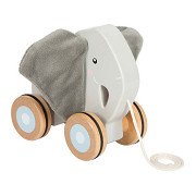 Small Foot - Wooden Elephant Pulling with Crinkly Ears