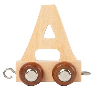 Small Foot - Wooden Letter Train - A - 12 pieces
