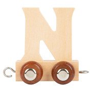 Small Foot - Wooden Letter Train - N - 12 pieces