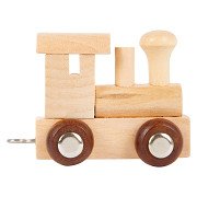 Small Foot - Holz-Buchstabenzug-Lokomotive - 12-teilig