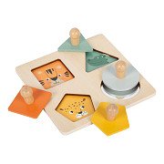 Small Foot - Wooden Shapes Montessori Puzzle FSC
