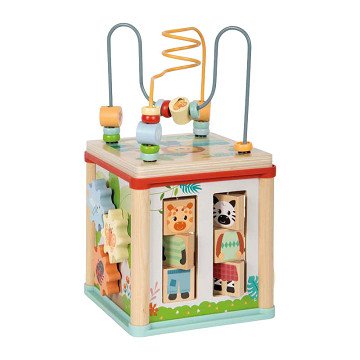 Small Foot - Motorikwürfel aus Holz FSC Dschungelfreunde