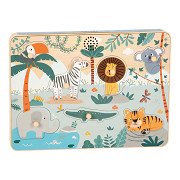 Small Foot – Holzpuzzle mit Tiergeräuschen (Safari)