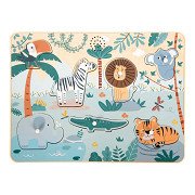 Small Foot – Holzpuzzle mit Tiergeräuschen (Safari)