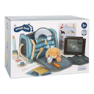 Small Foot – Tierarzttasche mit Plüschkaninchen