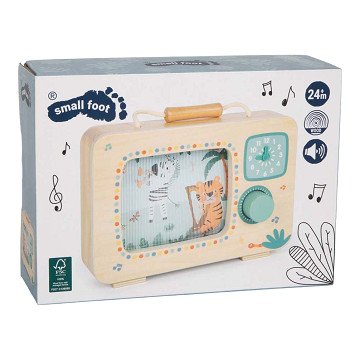Small Foot – Holz-Fernsehspieluhr Safari FSC
