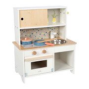 Small Foot - Wooden Terrazzo Play Kitchen Compact