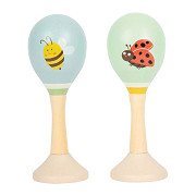 Small Foot - Holz-Maracas Tiny Friends - 2 Stück.