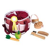 Small Foot - Horse Grooming Kit with Bag