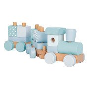 Small Foot - Wooden Train Blue