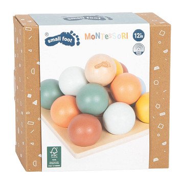 Small Foot - Wooden Montessori Ball Sorting Game
