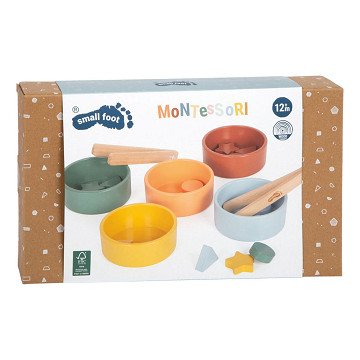 Small Foot - Wooden Montessori Sorting Game with Pliers