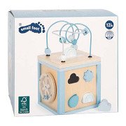 Small Foot - Houten Motor Vaardigheden Kubus Blauw