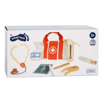 Small Foot - Dokterstas Speelset Rood - 8dlg.
