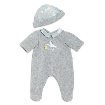 Corolle Mon Grand Poupon – Storch-Pyjama, 36 cm