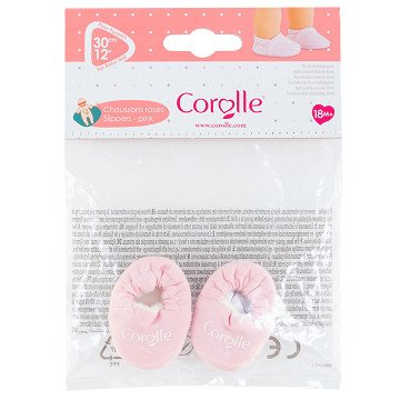 Corolle Mon Premier Poupon - Poppen Pantoffels Roze, 30cm