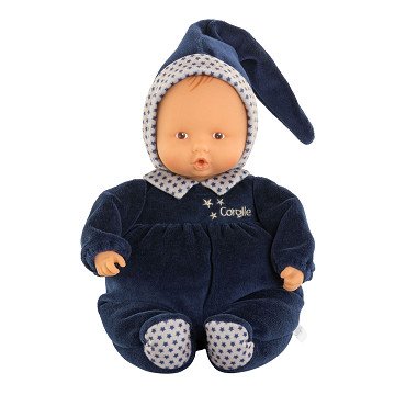 Corolle My Doudou Babipouce Blaue Sternenträume Babypuppe, 28 cm