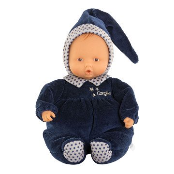 Corolle Mon Doudou Babipouce Blue Starry Dreams Babypuppe, 28 cm