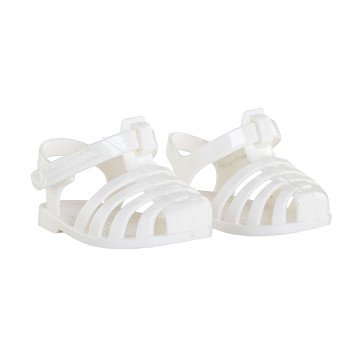 Corolle Mon Grand Poupon Sandalen Weiß, 36 cm