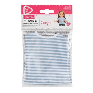 My Corolle T-Shirt mit Streifen, Blau, 36 cm