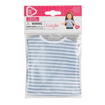 Ma Corolle Gestreiftes T-Shirt Blau, 36 cm