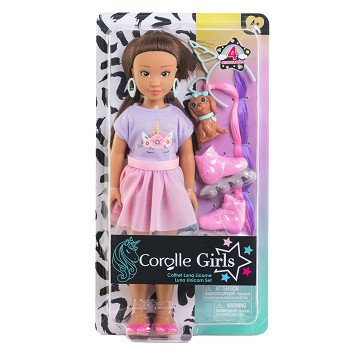 Corolle Girls – Luna Einhorn-Modepuppen-Set