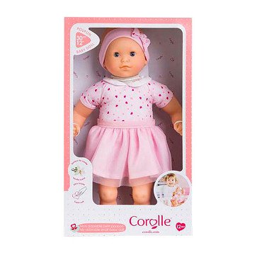 Corolle Small Baby Doll with Hearts, 30cm