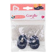 Corolle Marineblaue Hausschuhe für Babypuppe 30cm