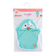 Corolle Bath Cape for Baby Doll - Penguin, 36cm