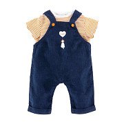 Corolle T-Shirt und marineblauer Overall, 36 cm