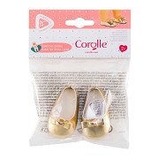 Corolle Golden Ballet Flat Shoes for Baby Doll, 36cm