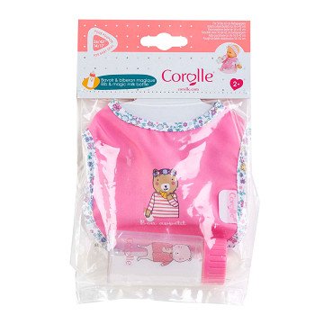 Corolle Slabbetje en Magische Melkfles voor Babypop