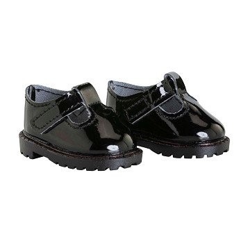 Corolle Zwarte Gelakte Babyschoentjes voor Poppen, 36cm