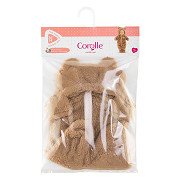 Corolle Bunting Brown Bear Onesie - 36cm
