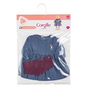 Corolle Doll Denim Dress with Scarf Little Explorer - 36cm