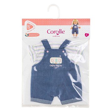 Corolle Poppen Jeans Overall met T-Shirt Kleine Ontdekker - 36cm