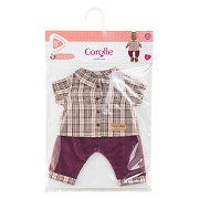 Corolle Checked Shirt with Trousers Little Explorer - 36cm