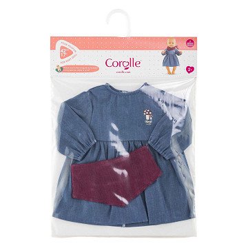 Corolle Jeans Poppennurk met Sjaal Kleine Ontdekker - 42cm
