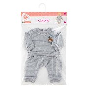 Corolle Grey Doll Tracksuit Little Explorer - 42cm