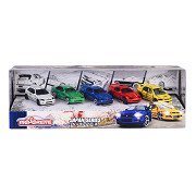 Geschenkpackung „Majorette Japan Series Druckgussautos“, 5 Stück.