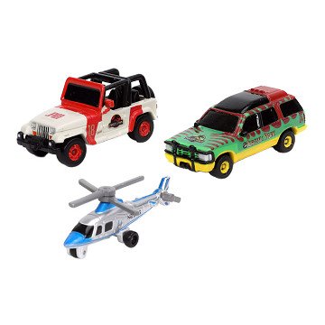 Jada Die-Cast Jurassic World Nano Cars, 3pcs.