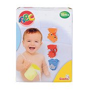 ABC Bath Playset, 4 pieces