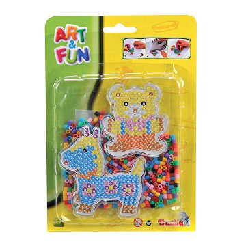 Art & Fun Strijkkralen - Beer & Paard