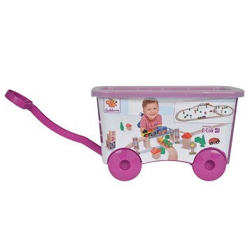 Eichhorn Train Set with Accessories, 55 pieces.